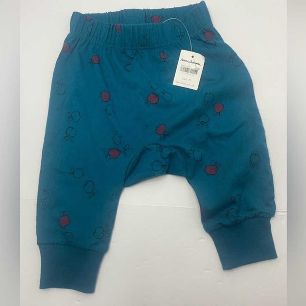 NWT 100% organic cotton Hanna Andersson Apple pants 6-12ms‎